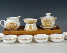 Liling underglaze five color hand-painted ceramic tea set