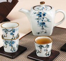 5 sets of tea set hand painted high temperature ceramics