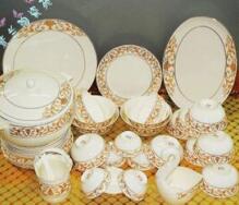 60 head ceramic tableware wholesale tableware set ceramic bowl