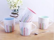 Loose hair ceramic simple coffee Ceramic Cup Mug milk creative couple