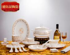 Tableware set 56 head ceramic bowl set
