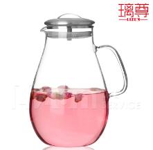 High temperature resistant glass teapot cold water pot 1.9l