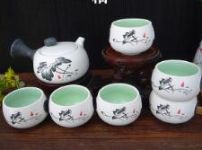 Tea set snow glaze ceramic set Factory direct wholesale