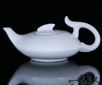 White porcelain Ladybug individual teapot