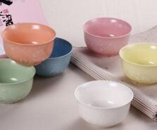 Ice flower porcelain bowl suit 12 head tableware