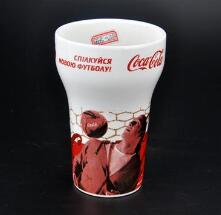 Coke ceramic cup Processing customized coffee mugs