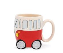 Ceramic mug for bus and car