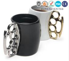 Bone china boxing ceramic cup Personality fist mug
