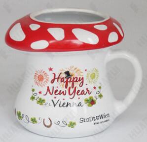 Ceramic mug creative mushroom ceramic cup
