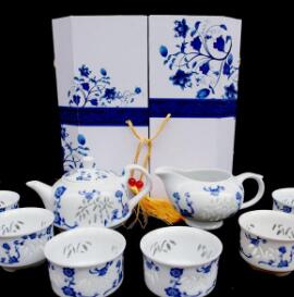 Exquisite hollow Kung Fu Tea Set teapot tea cup