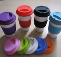 Ceramic cup silica gel cover silica gel cup cover