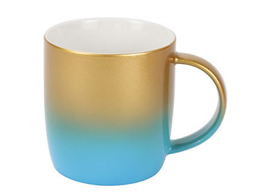 Custom color glazed ceramic sublimation mugs with logo